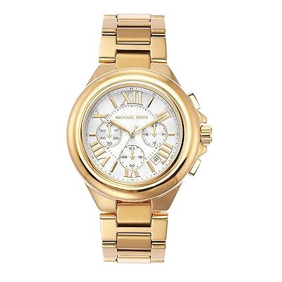 Amazon.com: Michael Kors Camille Chronograph Gold